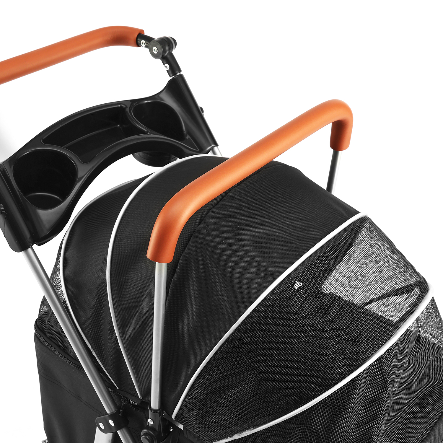 Hundewagen 3 in 1 Hundebuggy klappbar für Hunde & Katzen bis 15 kg Katzenbuggy - Bild 12 von 25