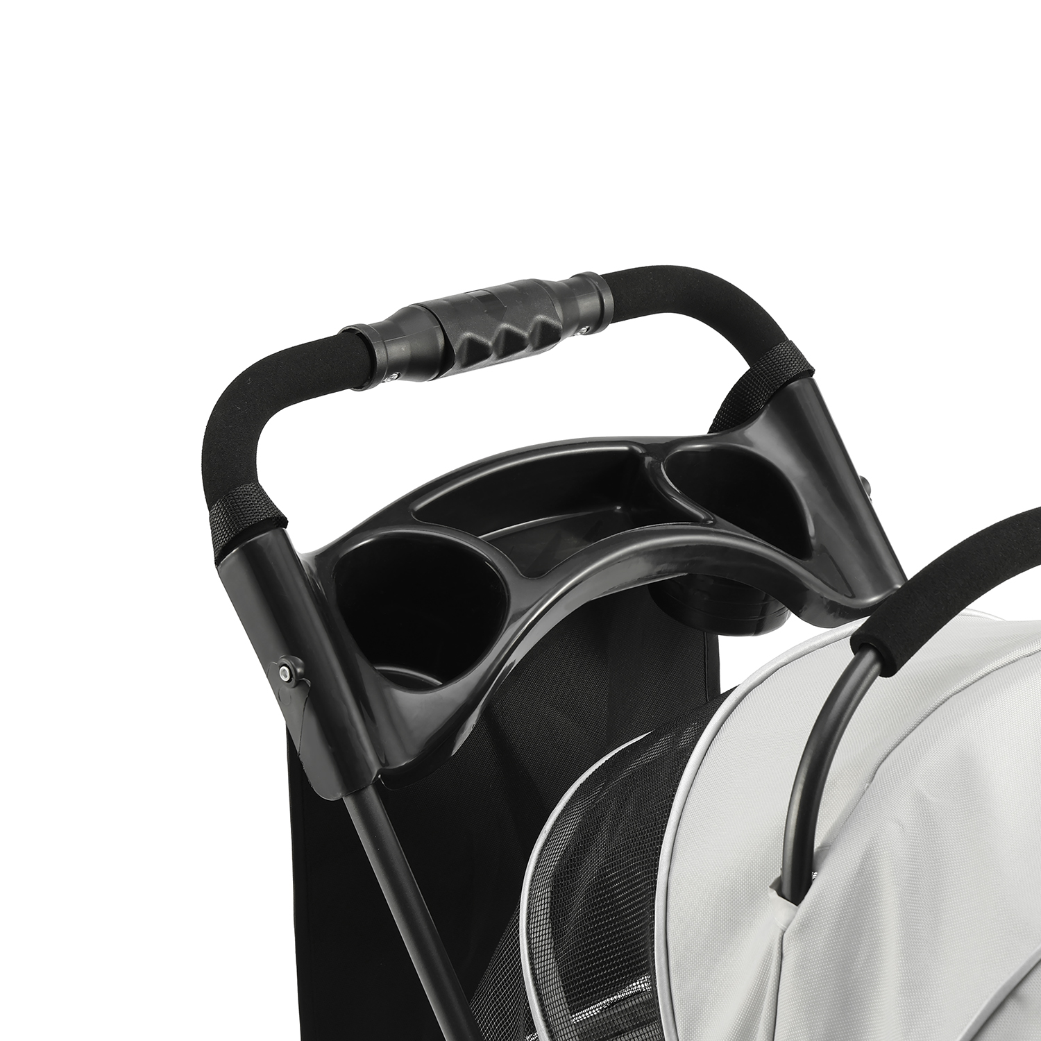 Hundewagen 3 in 1 Hundebuggy klappbar für Hunde & Katzen bis 15 kg Katzenbuggy - Bild 17 von 25