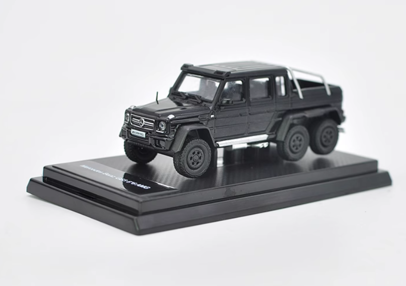 1:64 Mercedes-Benz G63 6X6 4X4 G500 AMG G pickup truck original car model.