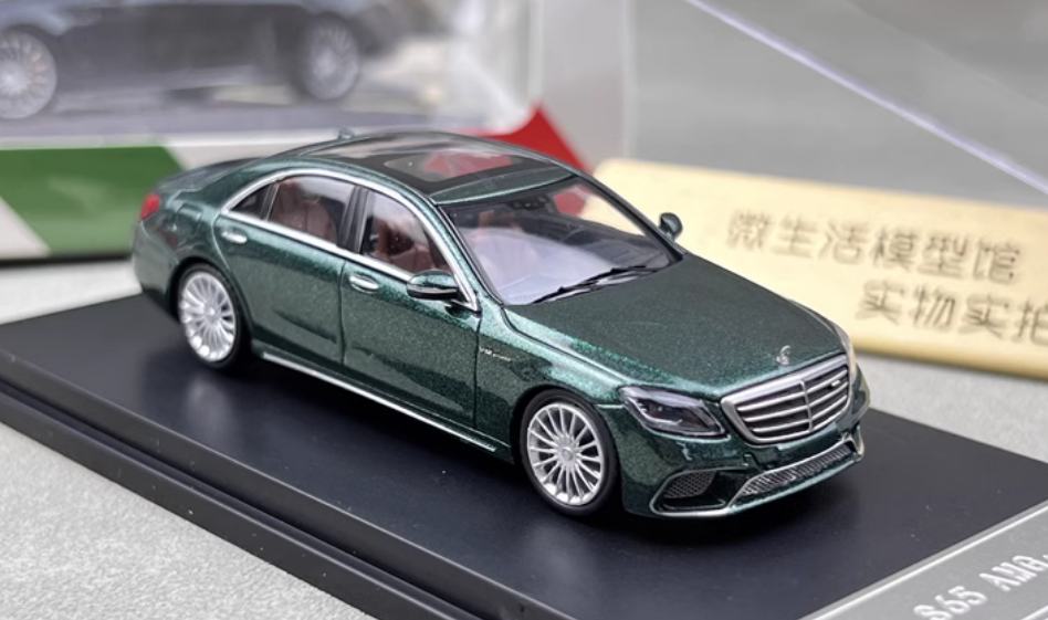 King model 1:64 Mercedes S65 W222 Mercedes alloy collectible car model