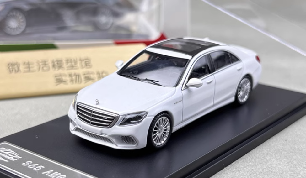 King model 1:64 Mercedes S65 W222 Mercedes alloy collectible car model