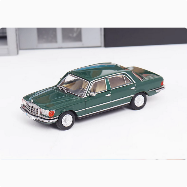 Maxwell 1: 64 Mercedes Benz S-Class 450SEL W116 Fifth Generation Alloy Car Model - Picture 11 of 15