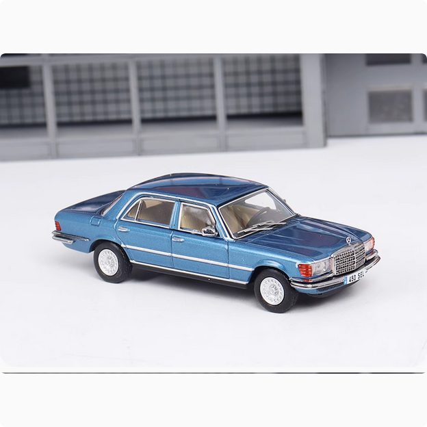 Maxwell 1: 64 Mercedes Benz S-Class 450SEL W116 Fifth Generation Alloy Car Model - Picture 13 of 15
