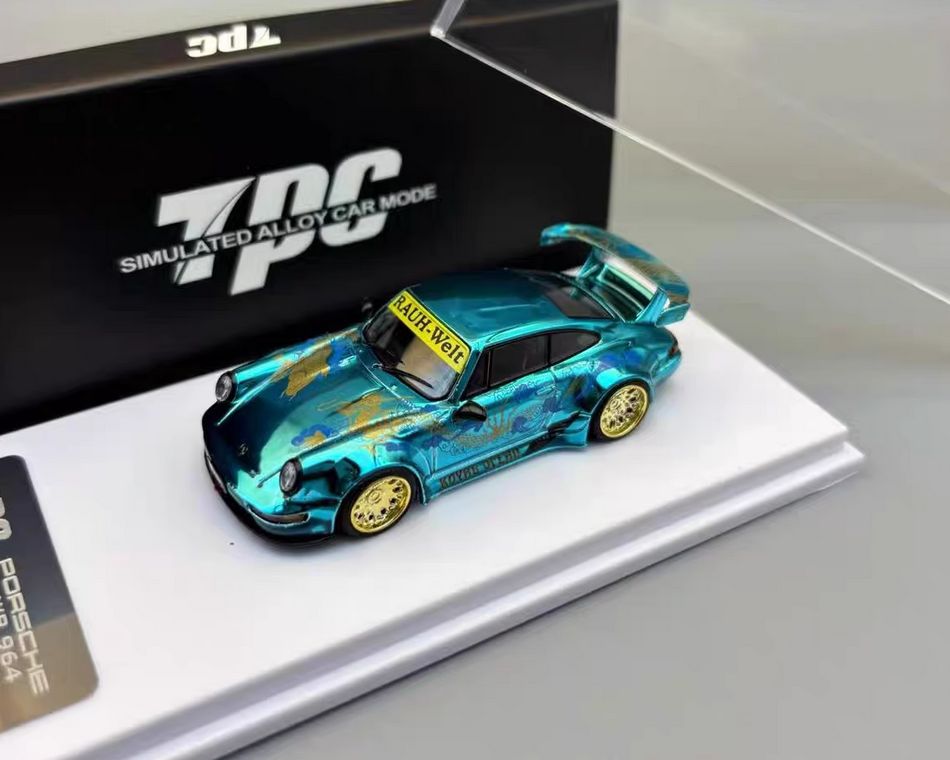 TPC 1:64 Porsche RWB 964 993 aleación coche modelo colección ornamento - Imagen 11 de 11