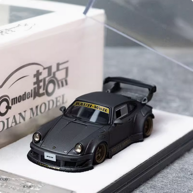 QIDIAN 1:64 Porsche 930 Simulazione Modellino Auto Collezione - Foto 7 di 10