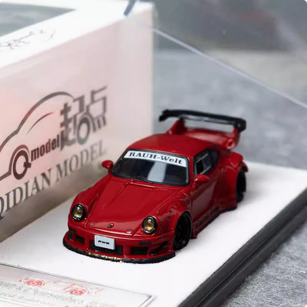 QIDIAN 1:64 Porsche 930 Simulazione Modellino Auto Collezione - Foto 9 di 10