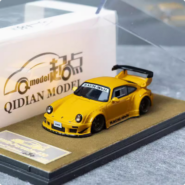 QIDIAN 1:64 Porsche 930 Simulazione Modellino Auto Collezione - Foto 10 di 10
