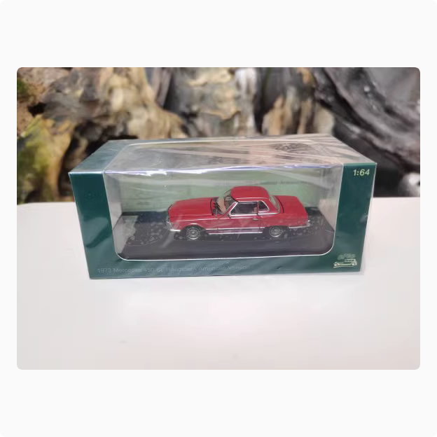 GFCC1:64 1973 Mercedes Benz 450SL Sportwagen Alu Modell Ornament - Bild 13 von 17