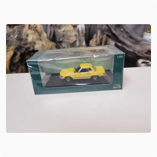 GFCC1:64 1973 Mercedes Benz 450SL Sportwagen Alu Modell Ornament - Bild 16 von 17