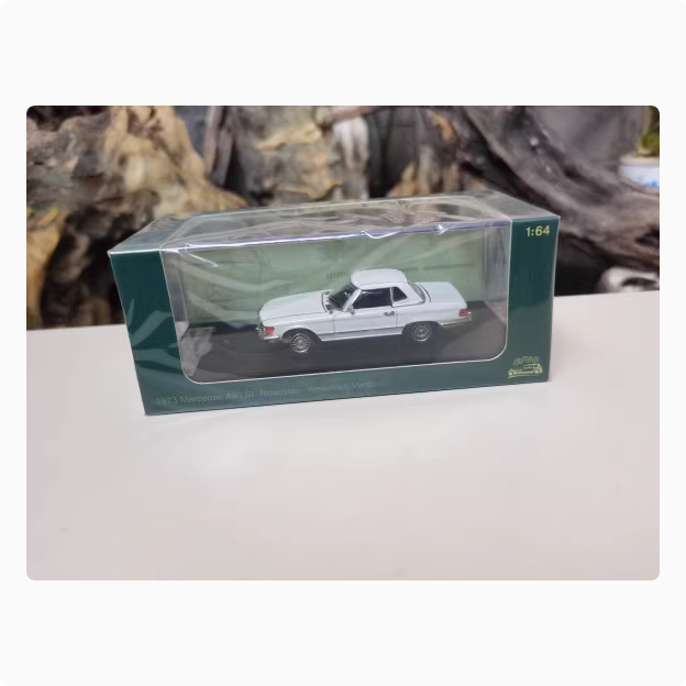GFCC1:64 1973 Mercedes Benz 450SL Sportwagen Alu Modell Ornament - Bild 17 von 17