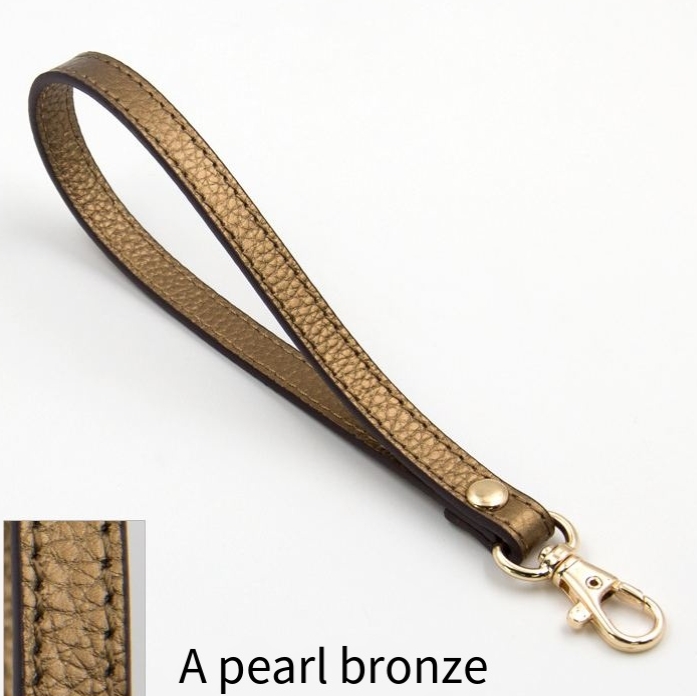 Leather Wristlet Strap Replacement For Clutch Bags, Purses & Wallets - Adjustable Handbag Accessory