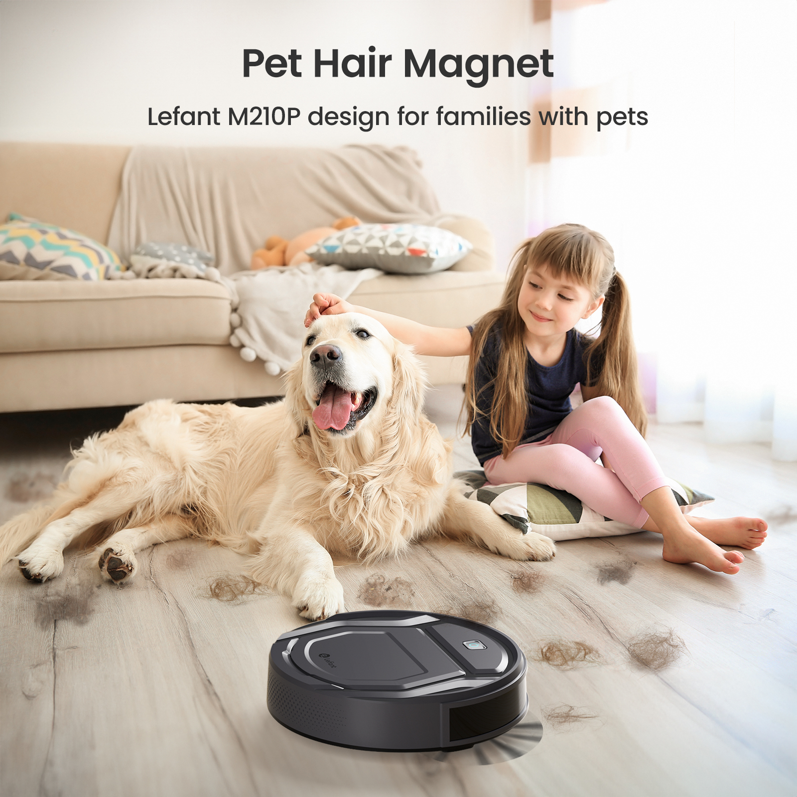 Lefant Robot Vacuum Cleaner Self-Charging Robotic Vacuums Obstacle Avoidance