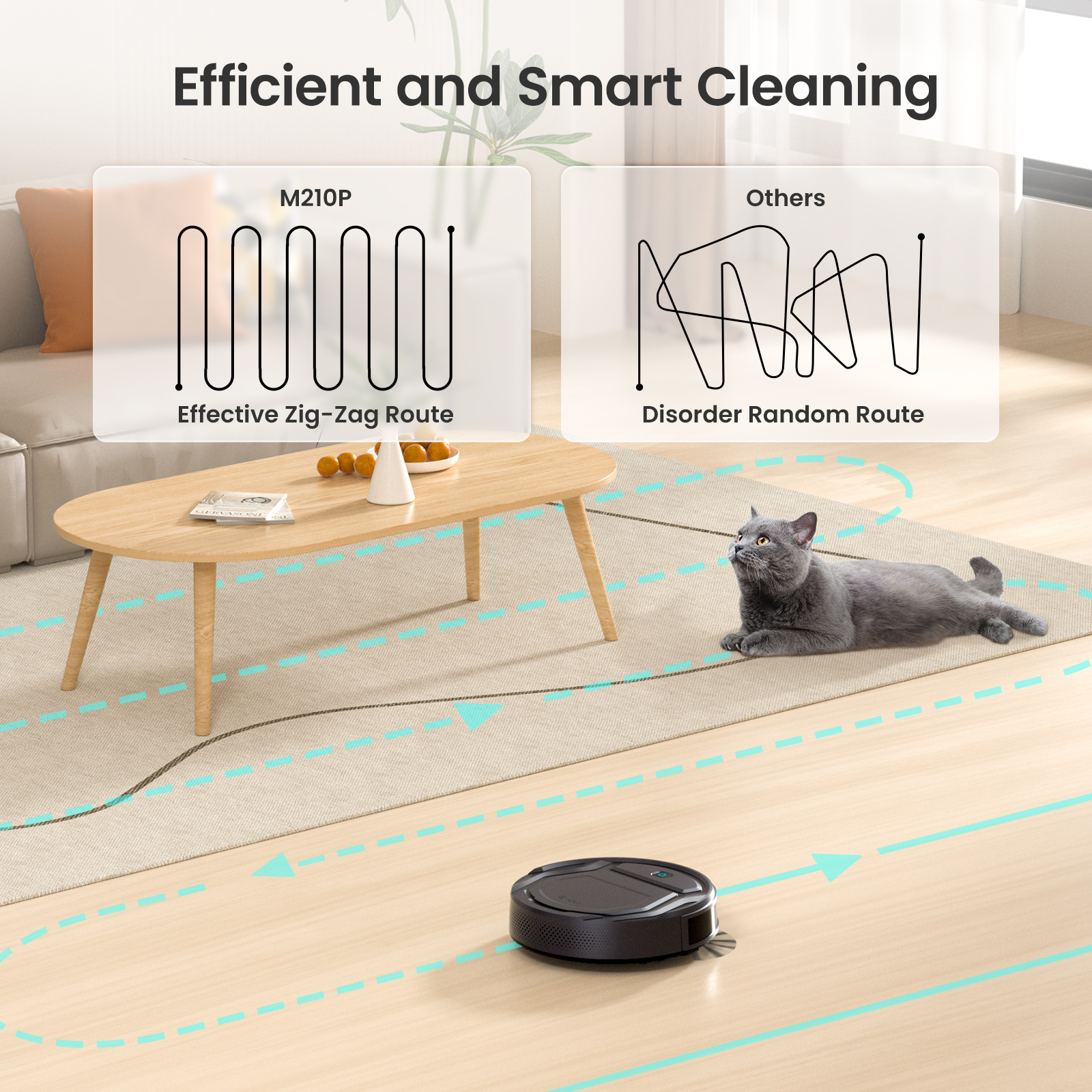 Lefant Robot Vacuum Cleaner Self-Charging Robotic Vacuums Obstacle Avoidance