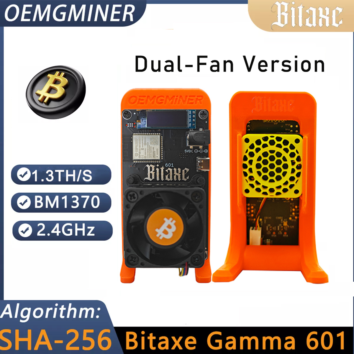 Bitaxe Gamma 601 1.2TH/s 1.3TH/S 2.4G WiFi 18W BTC Solo Lottery Miner BTC Miner - Picture 9 of 9