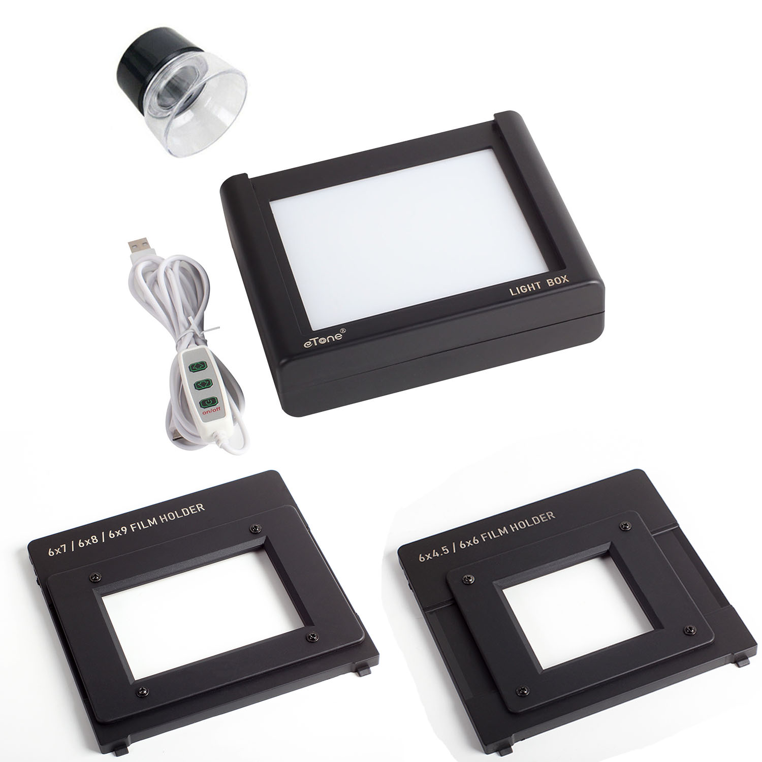 Film Scanner Light Box 120 135 4x5 Slide Negative Viewer Convert Film To Digital