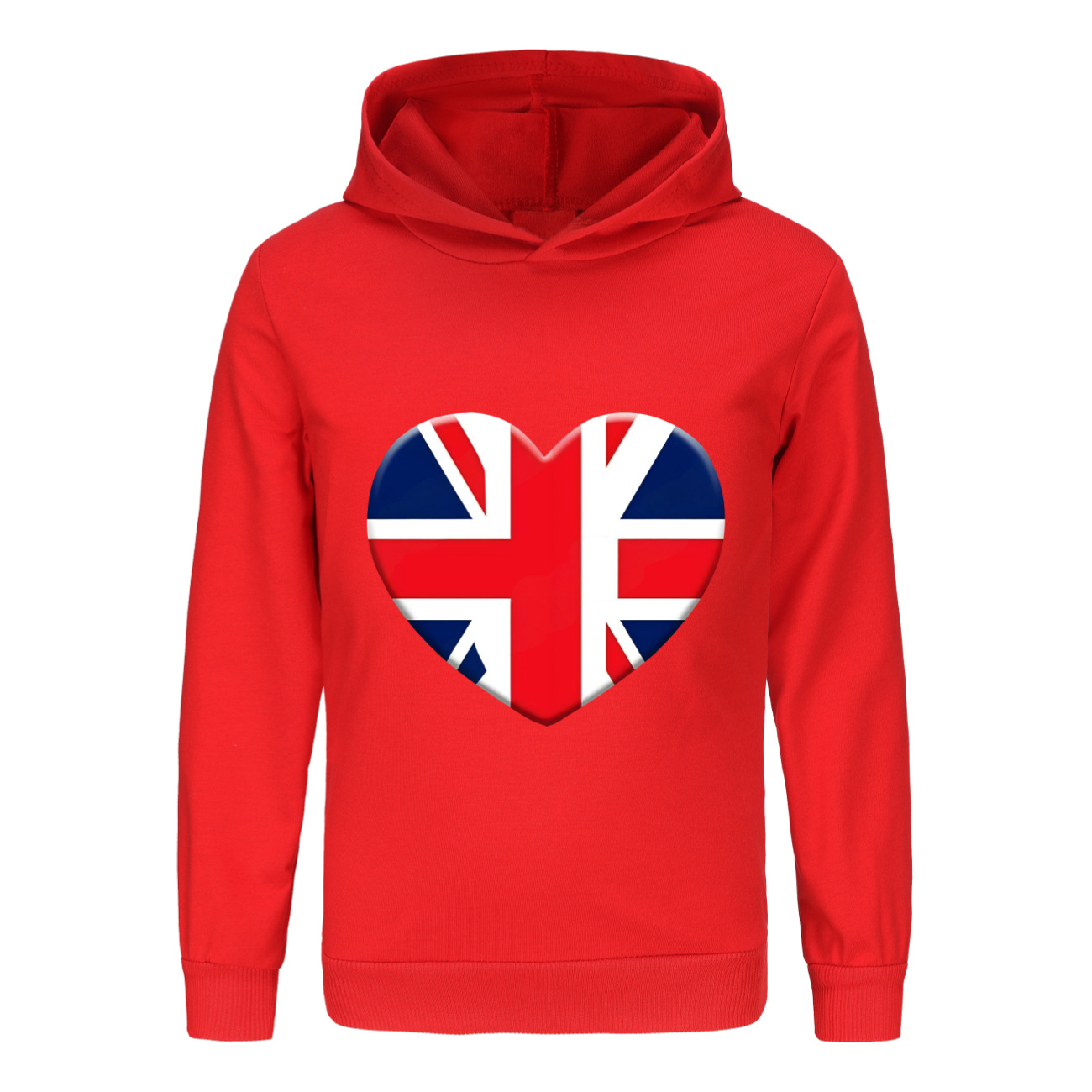 Girls Boy VE Days Union Jack Flag Hoodies Sweatshirt Kids Casual Jumper Pullover - Picture 20 of 41