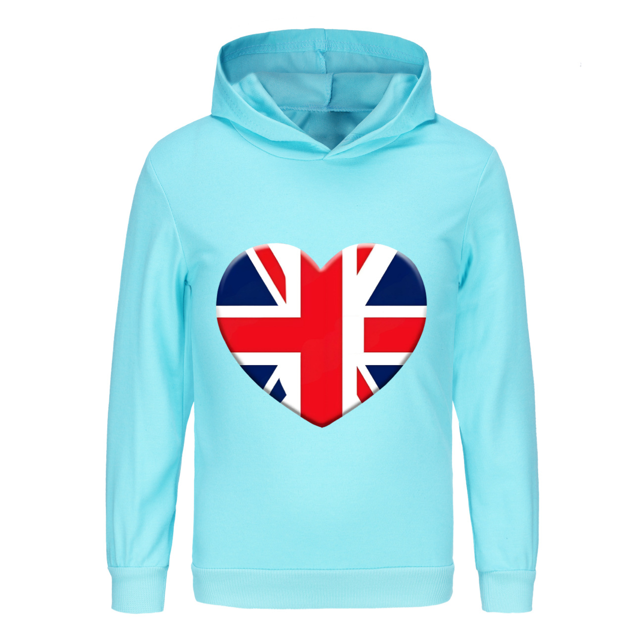 Girls Boy VE Days Union Jack Flag Hoodies Sweatshirt Kids Casual Jumper Pullover - Picture 30 of 41