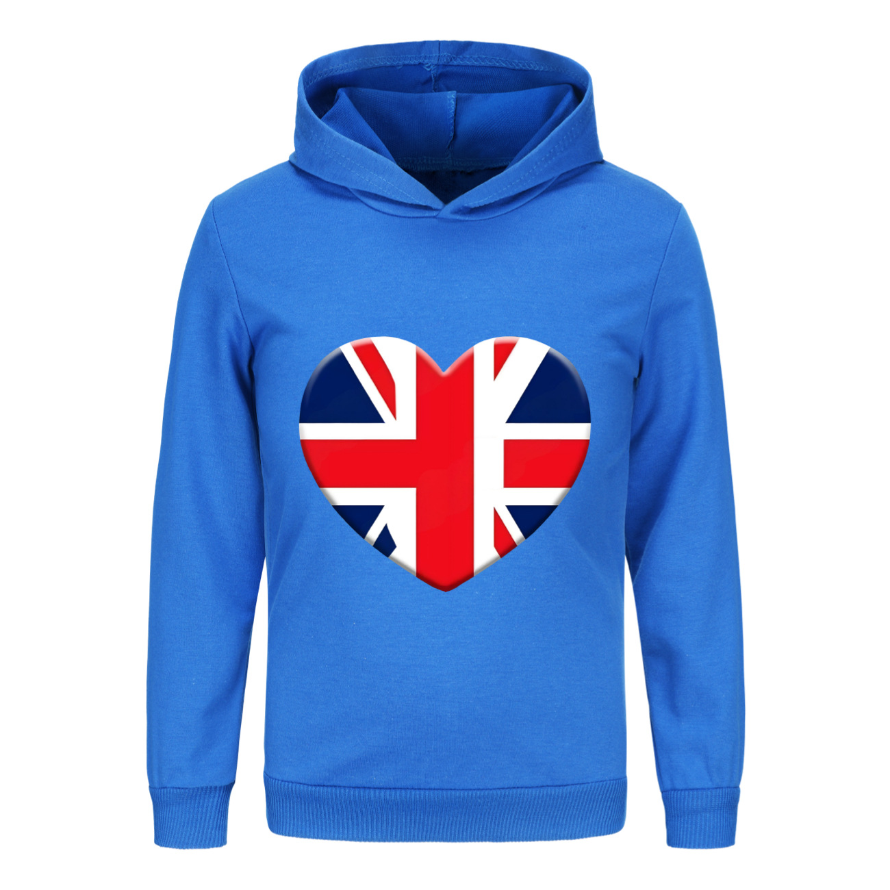 Girls Boy VE Days Union Jack Flag Hoodies Sweatshirt Kids Casual Jumper Pullover - Picture 34 of 41