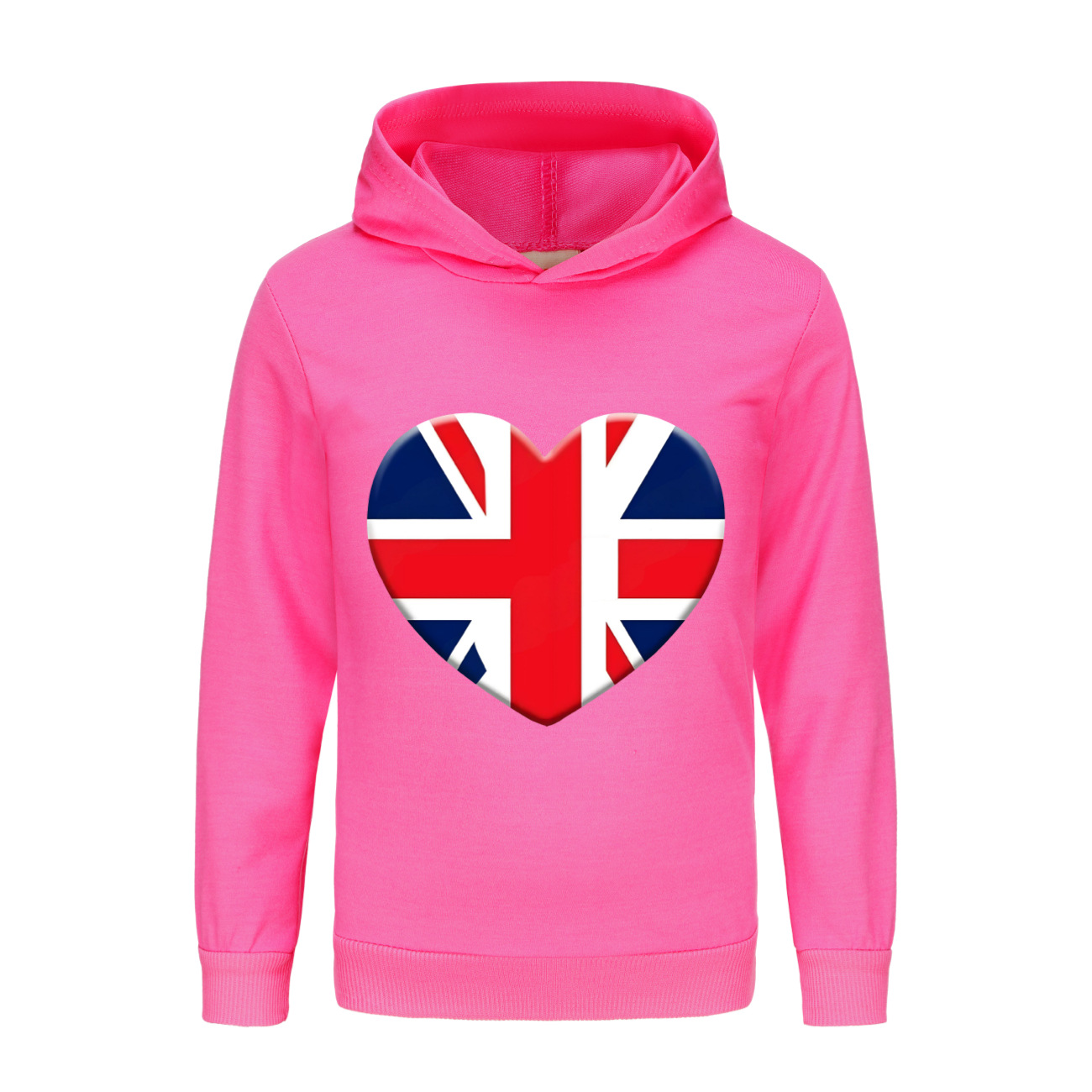 Girls Boy VE Days Union Jack Flag Hoodies Sweatshirt Kids Casual Jumper Pullover - Picture 38 of 41