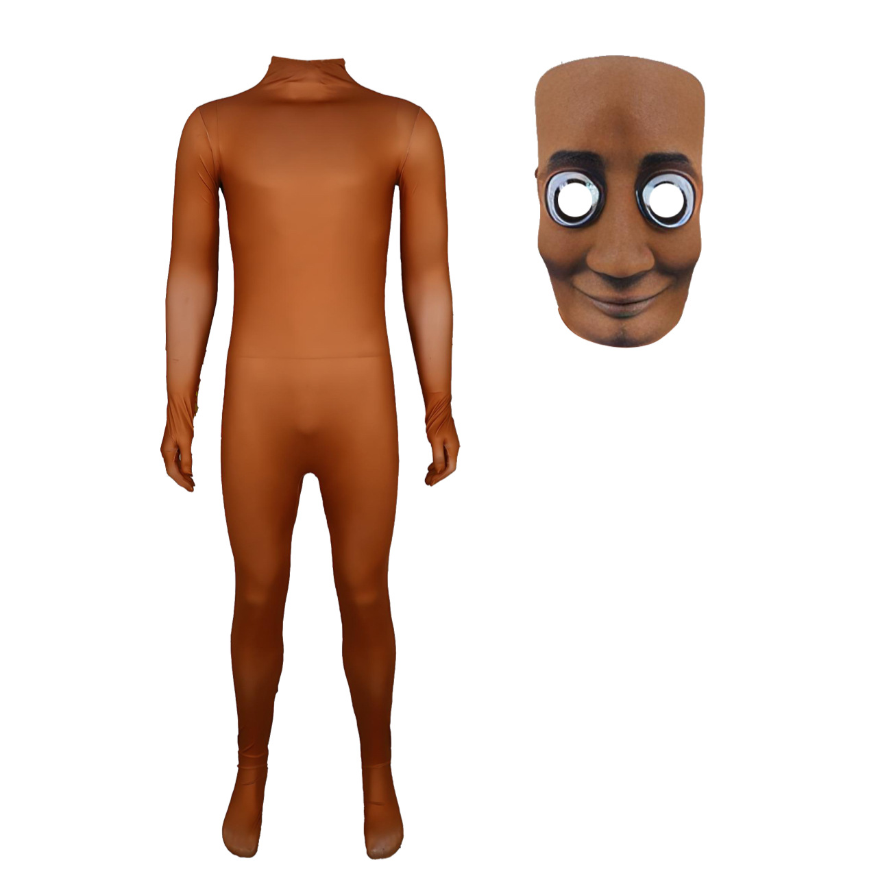Cosplay Brainrot Tung Tung Tung Sahur Jumpsuits Boys Girl Halloween Costume Suit - Picture 8 of 9