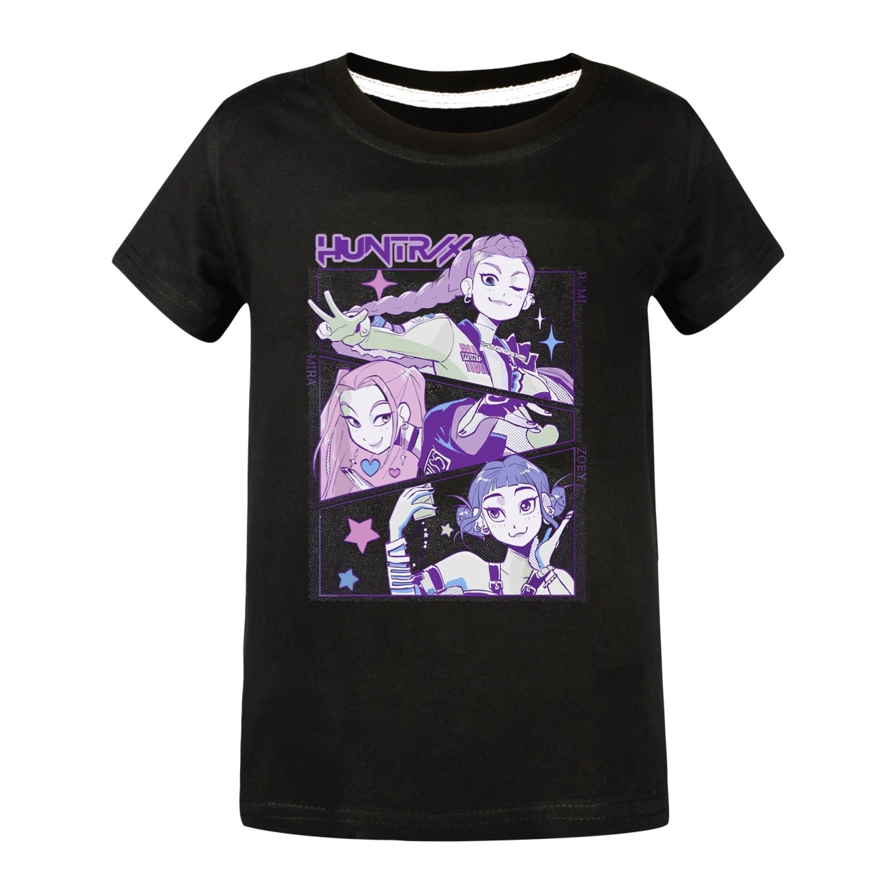 Kids Girls Demons Hunter T-Shirts KPop Short Sleeve Summer Cotton Casual Tops Uk