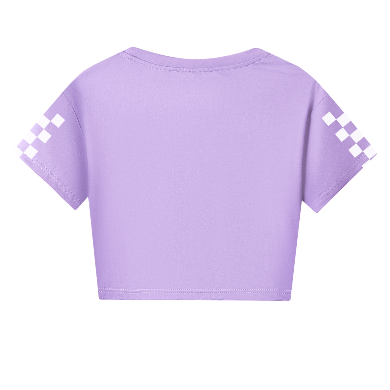Girls Demon Hunters Crop Tops Cotton T-Shirt Kids Casual Summer Short Sleeve Tee - Picture 8 of 35