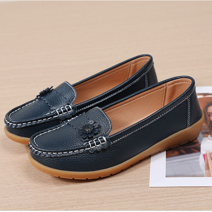 Soft Ladies Womens Flats Comfy Work Office Loafers Slip On Driving Work Shoes UK - Picture 15 of 41