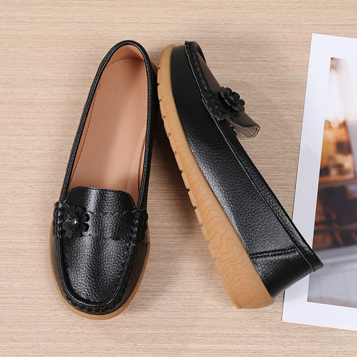 Soft Ladies Womens Flats Comfy Work Office Loafers Slip On Driving Work Shoes UK - Picture 22 of 41