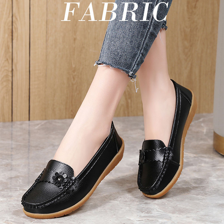 Soft Ladies Womens Flats Comfy Work Office Loafers Slip On Driving Work Shoes UK - Picture 23 of 41