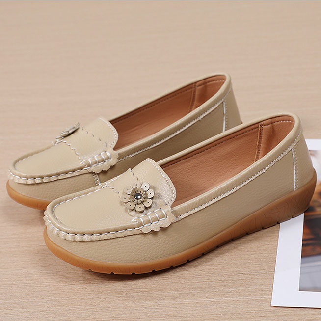 Soft Ladies Womens Flats Comfy Work Office Loafers Slip On Driving Work Shoes UK - Picture 26 of 41