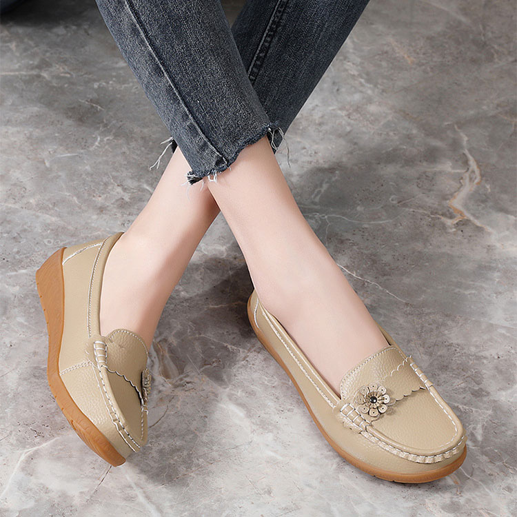 Soft Ladies Womens Flats Comfy Work Office Loafers Slip On Driving Work Shoes UK - Picture 28 of 41