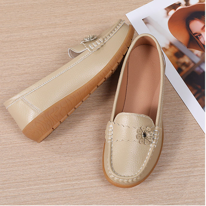 Soft Ladies Womens Flats Comfy Work Office Loafers Slip On Driving Work Shoes UK - Picture 29 of 41
