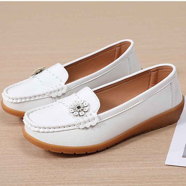 Soft Ladies Womens Flats Comfy Work Office Loafers Slip On Driving Work Shoes UK - Picture 32 of 41