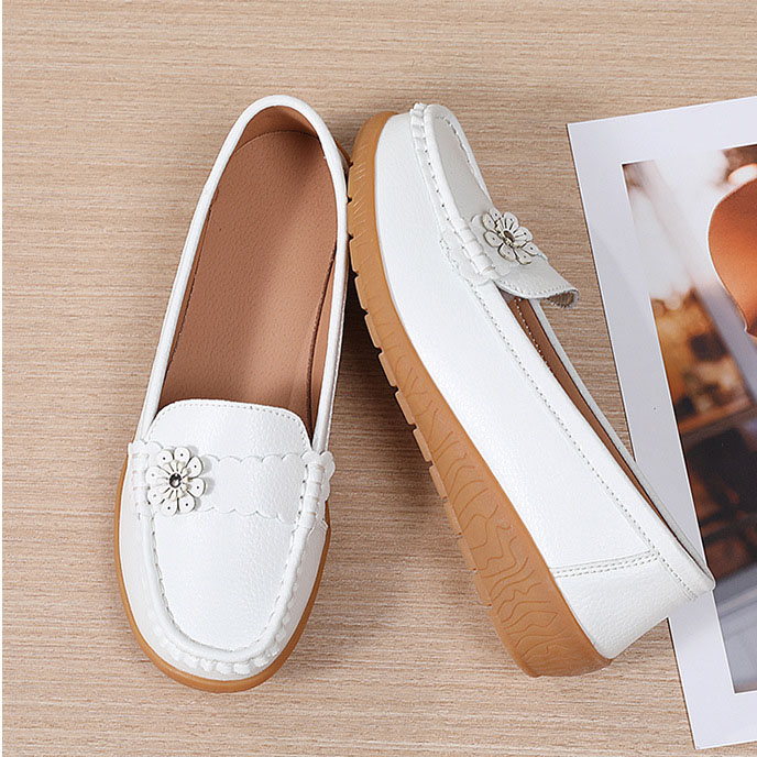 Soft Ladies Womens Flats Comfy Work Office Loafers Slip On Driving Work Shoes UK - Picture 35 of 41