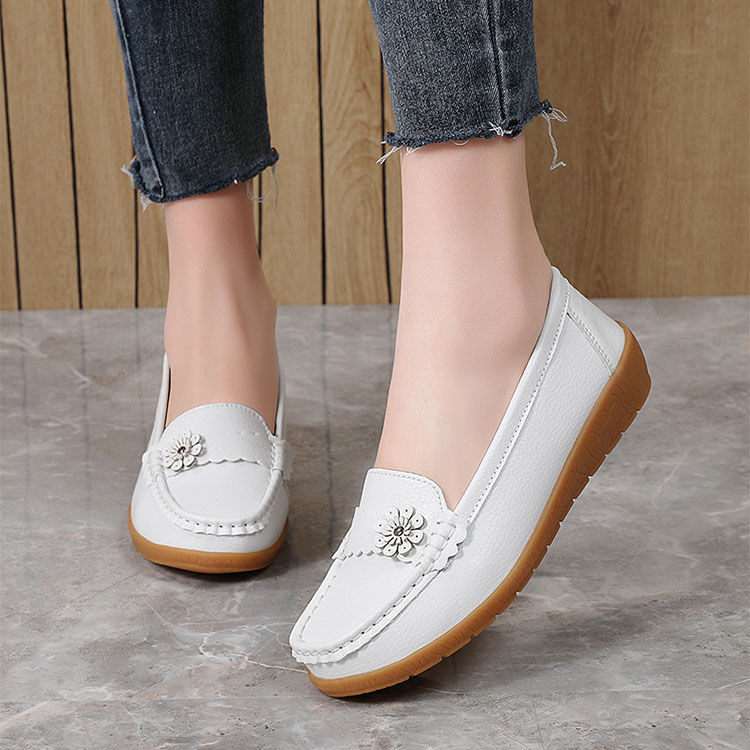 Soft Ladies Womens Flats Comfy Work Office Loafers Slip On Driving Work Shoes UK - Picture 30 of 41