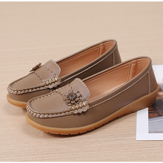 Soft Ladies Womens Flats Comfy Work Office Loafers Slip On Driving Work Shoes UK - Picture 39 of 41