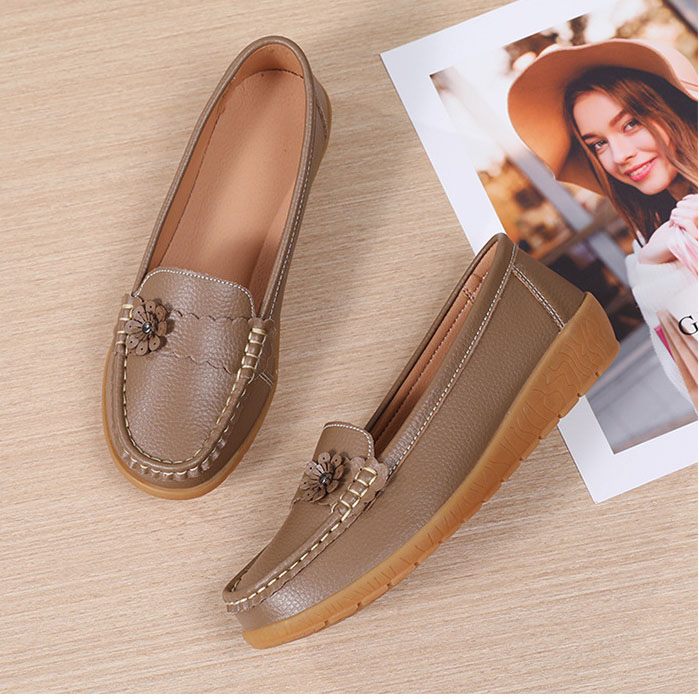 Soft Ladies Womens Flats Comfy Work Office Loafers Slip On Driving Work Shoes UK - Picture 41 of 41