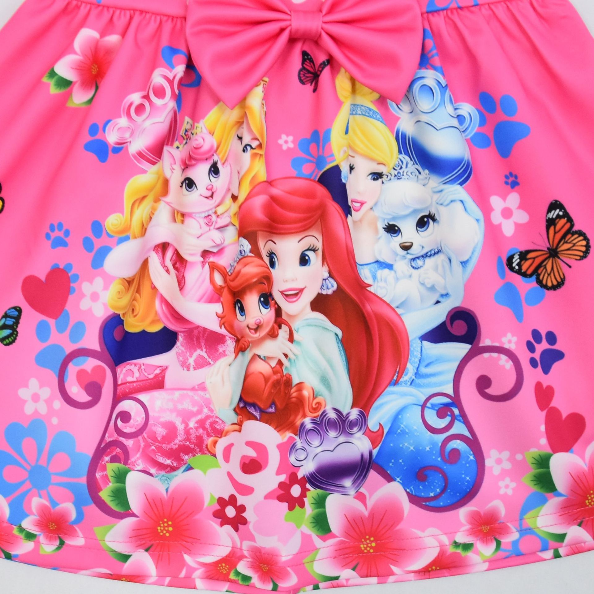 Girls The Little Mermaid Ariel Princess Dress Cosplay Birthday Party Fancy Skirt - Picture 44 of 58