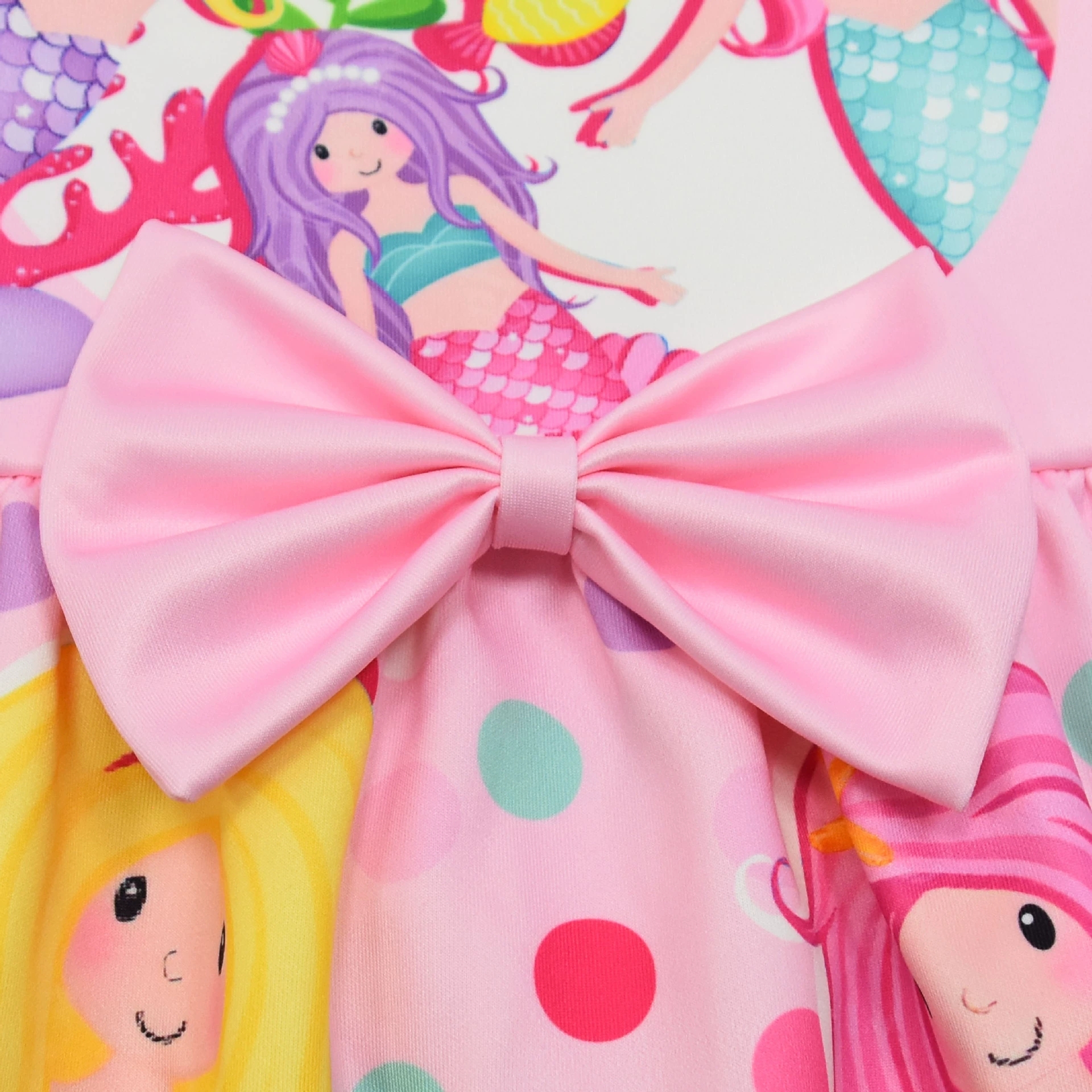 Girls The Little Mermaid Ariel Princess Dress Cosplay Birthday Party Fancy Skirt - Picture 50 of 58