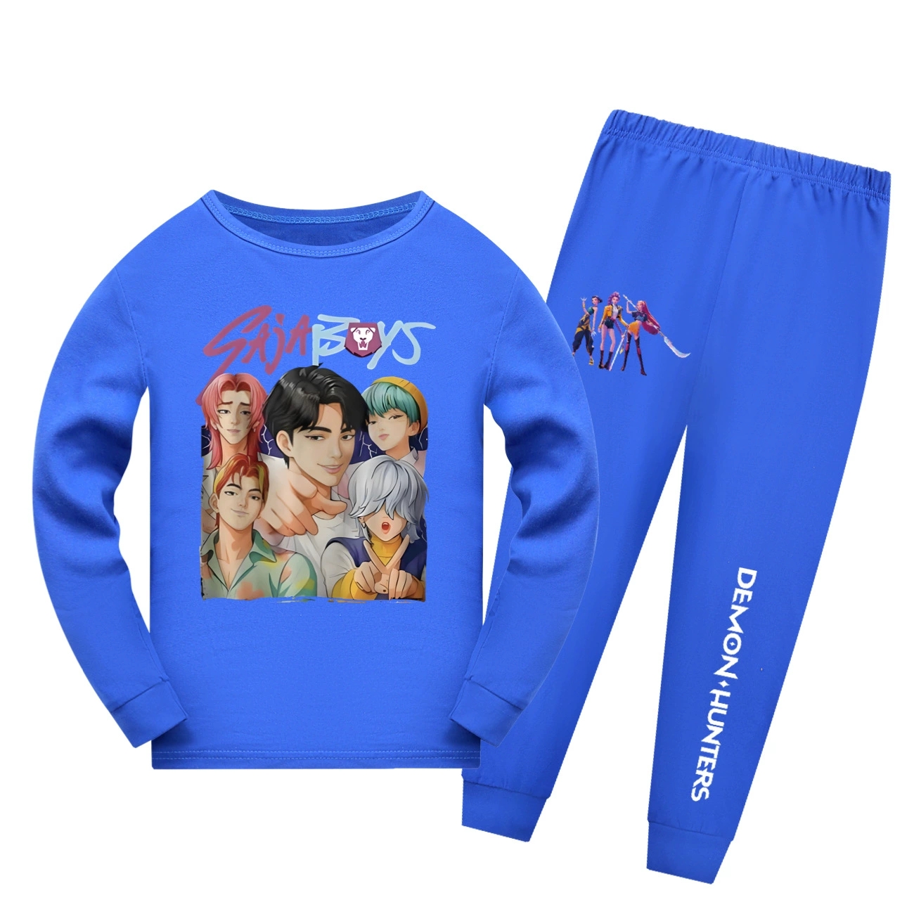 Girls KPop Saja Boys Demon Hunters Pyjamas Nightwear Kids Outfits Top+Pants Sets - Picture 9 of 19