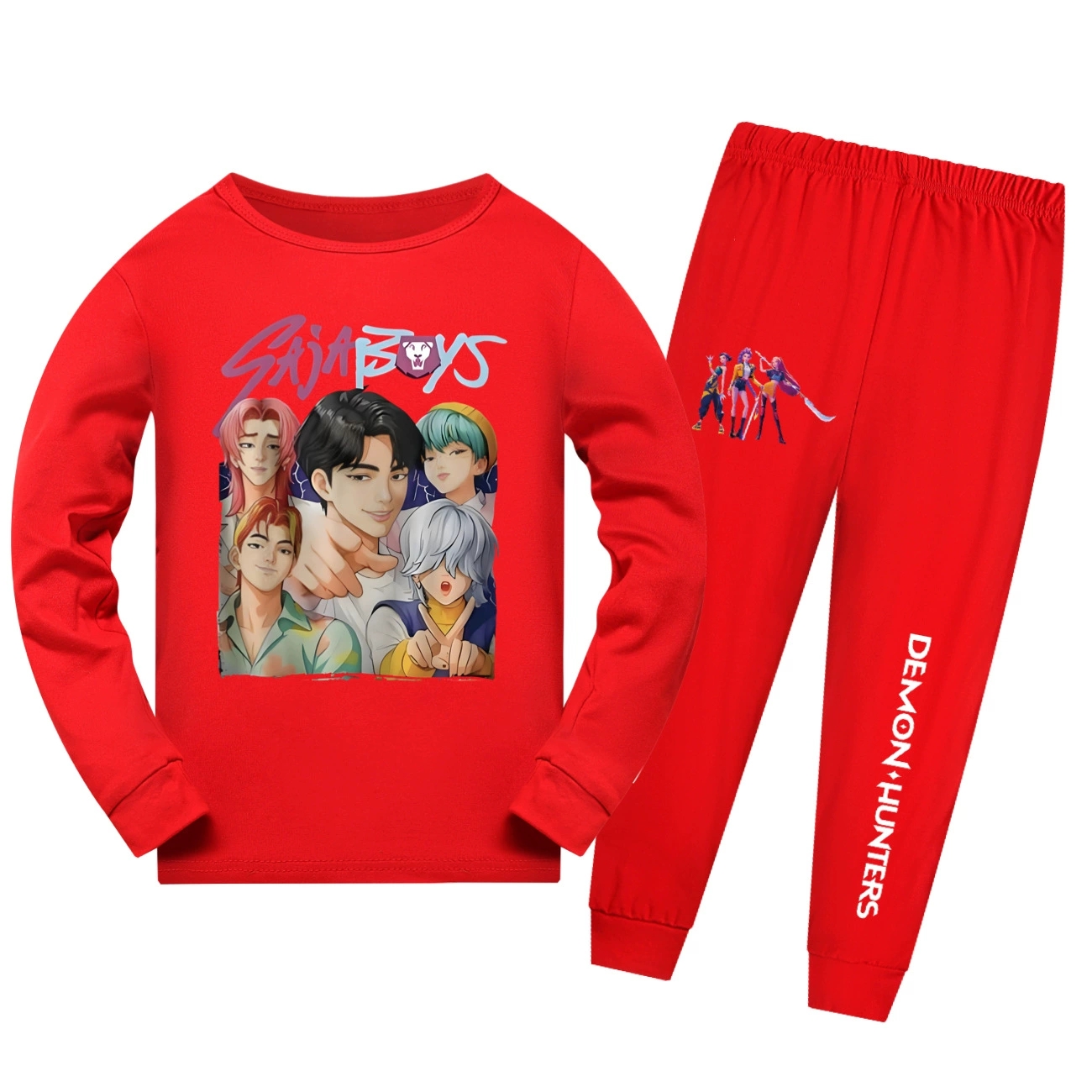 Girls KPop Saja Boys Demon Hunters Pyjamas Nightwear Kids Outfits Top+Pants Sets - Picture 11 of 19