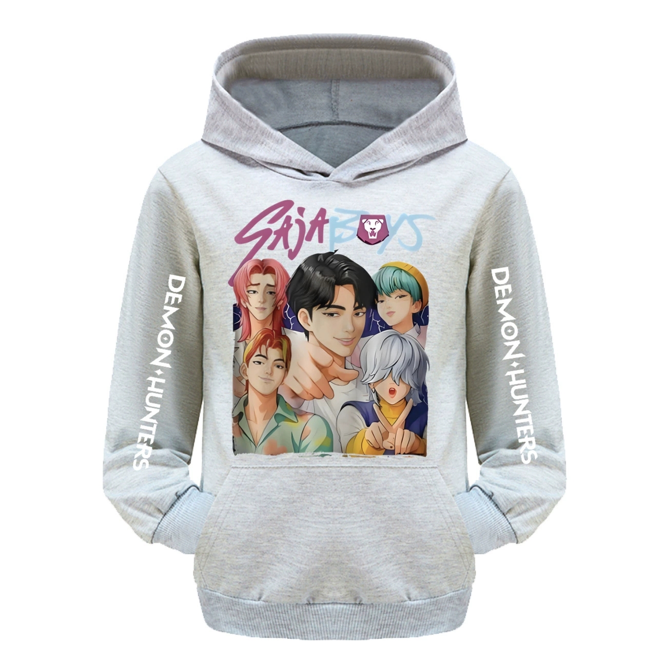Kids Girls Saja Boys KPOP Demon Hunters Hoodies Hoody Sweatshirt Pullover Top - Picture 7 of 16