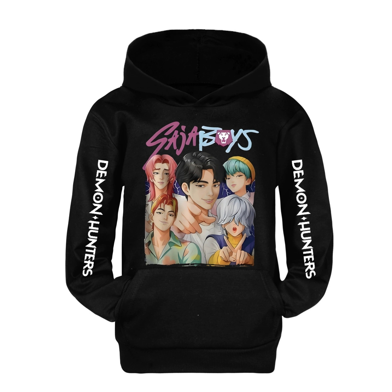 Kids Girls Saja Boys KPOP Demon Hunters Hoodies Hoody Sweatshirt Pullover Top - Picture 9 of 16