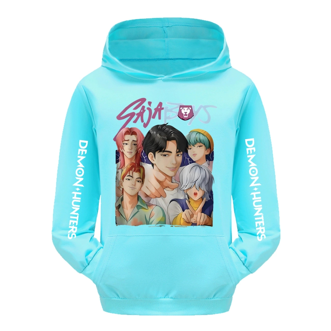 Kids Girls Saja Boys KPOP Demon Hunters Hoodies Hoody Sweatshirt Pullover Top - Picture 10 of 16