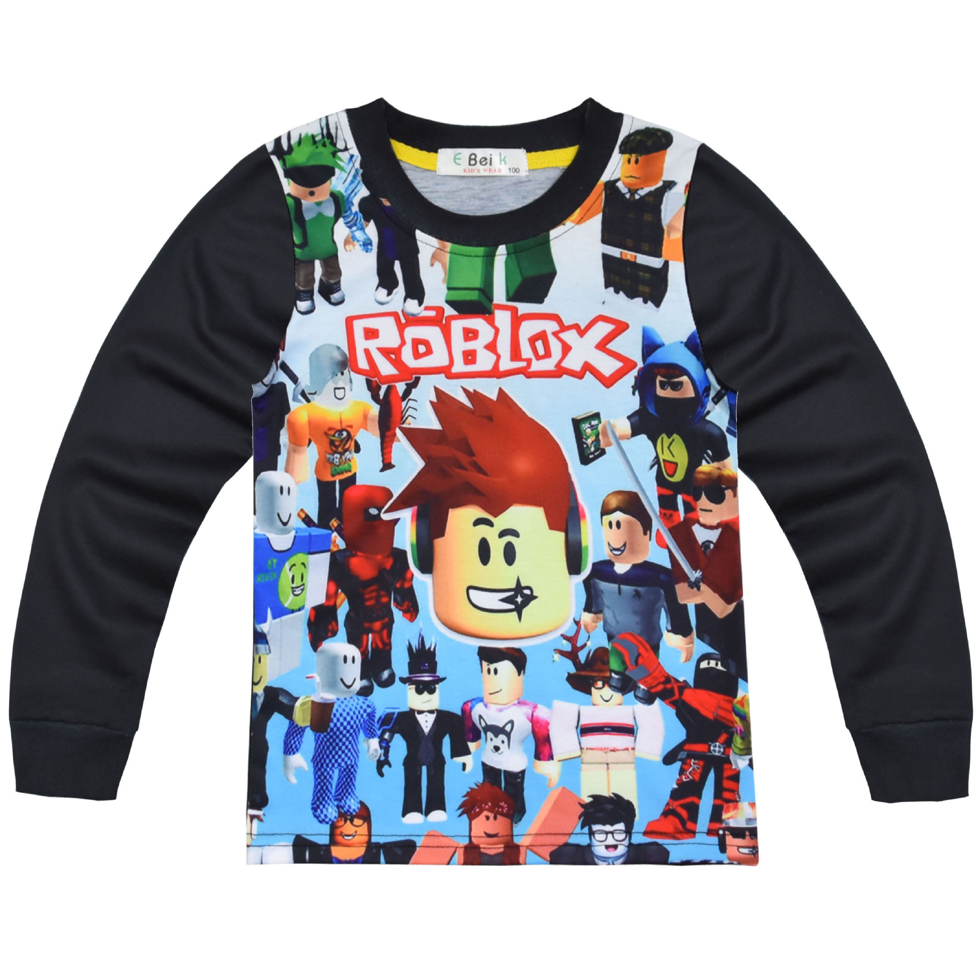 Boys Girls Roblox Long Sleeve T-Shirt Shorts Outfits Sets Tracksuits Pyjamas Set - Picture 9 of 138