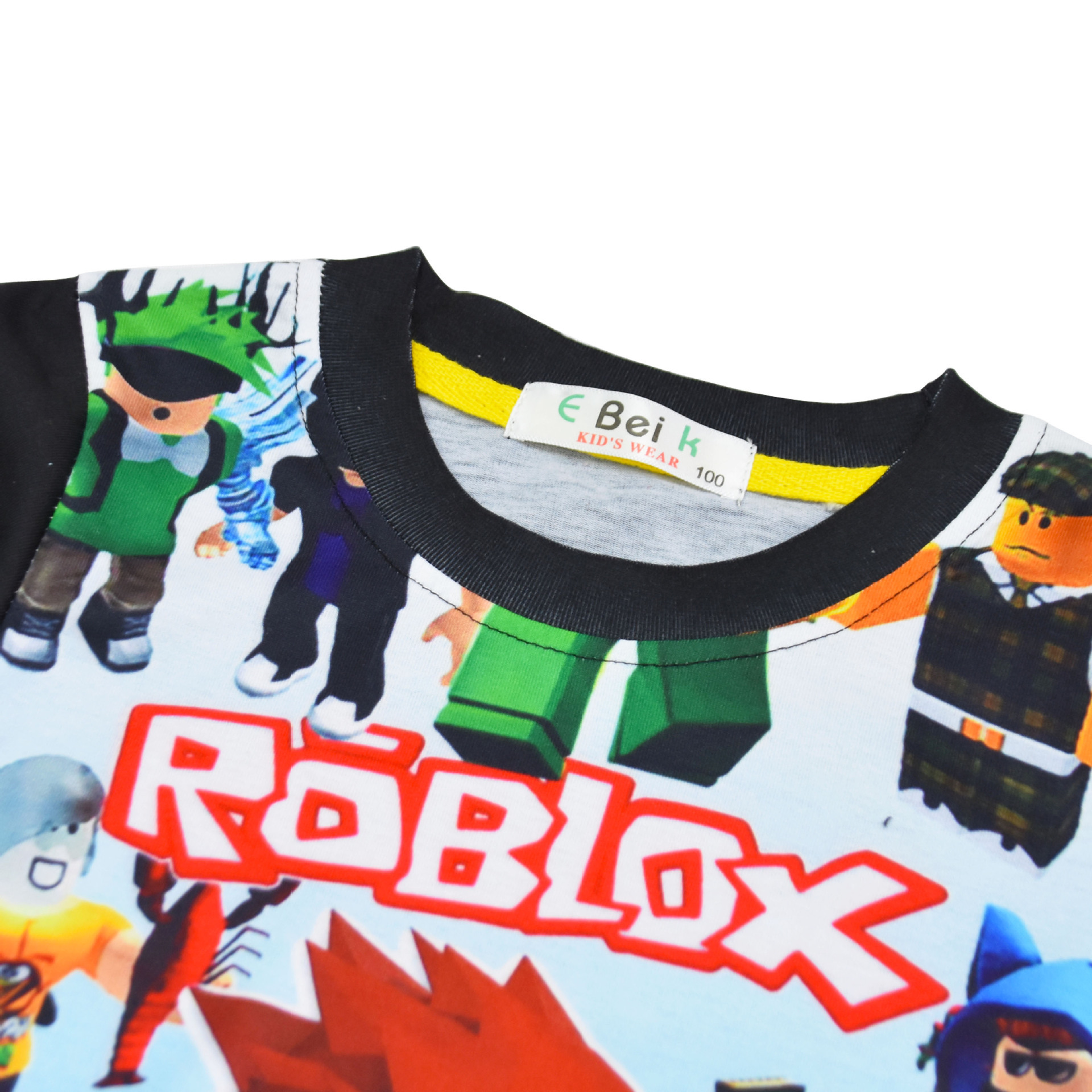 Boys Girls Roblox Long Sleeve T-Shirt Shorts Outfits Sets Tracksuits Pyjamas Set - Picture 12 of 138