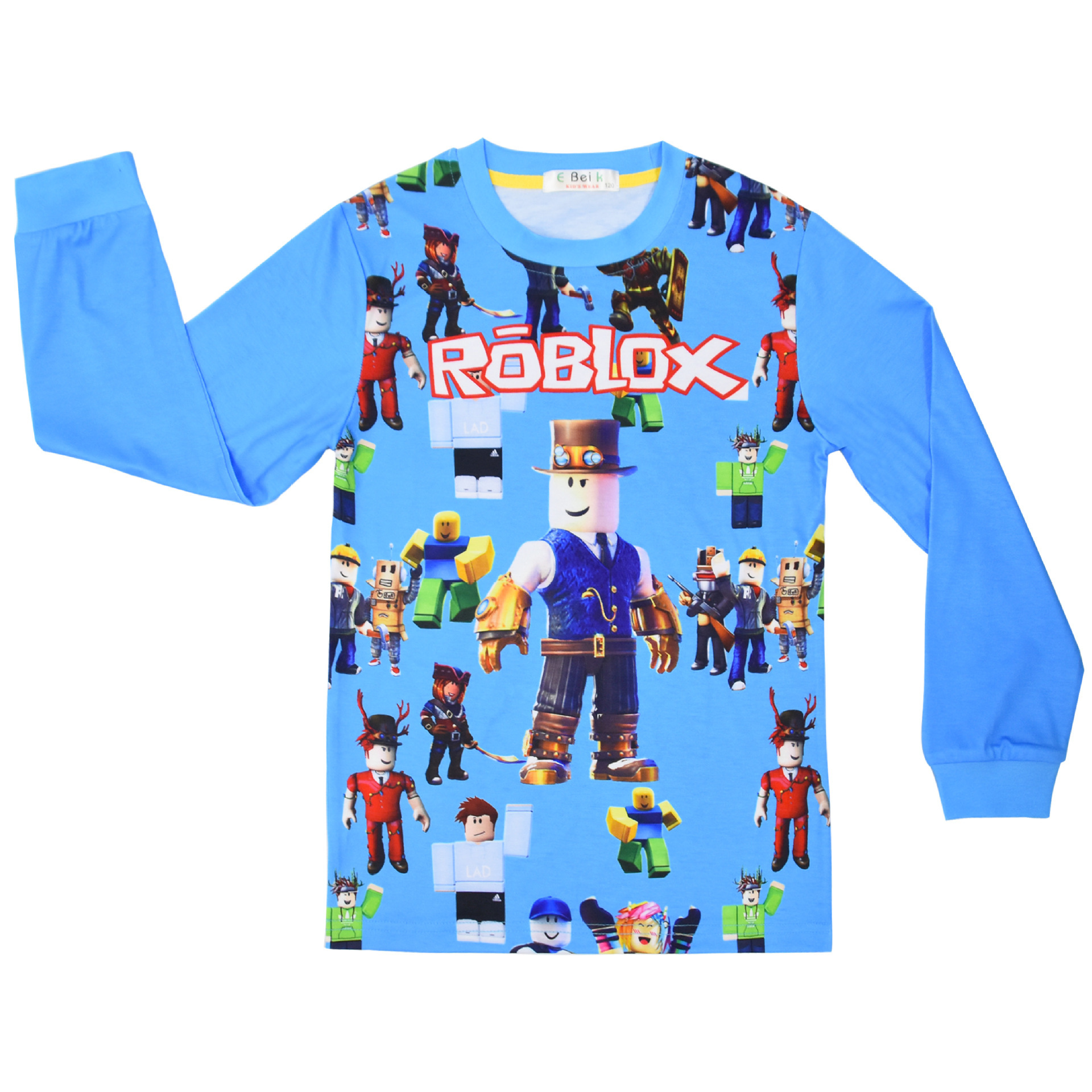 Boys Girls Roblox Long Sleeve T-Shirt Shorts Outfits Sets Tracksuits Pyjamas Set - Picture 14 of 138