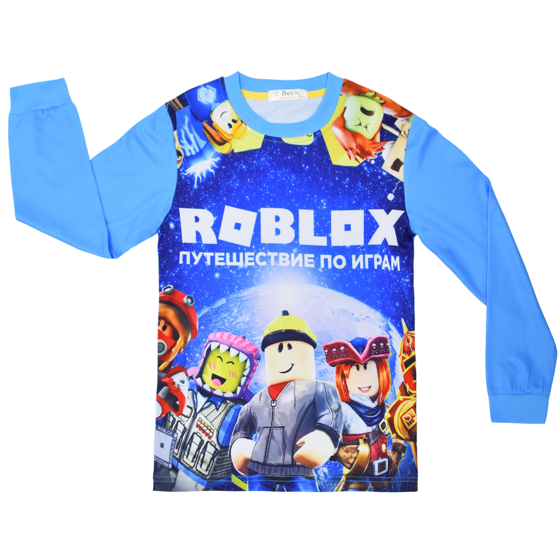 Boys Girls Roblox Long Sleeve T-Shirt Shorts Outfits Sets Tracksuits Pyjamas Set - Picture 24 of 138