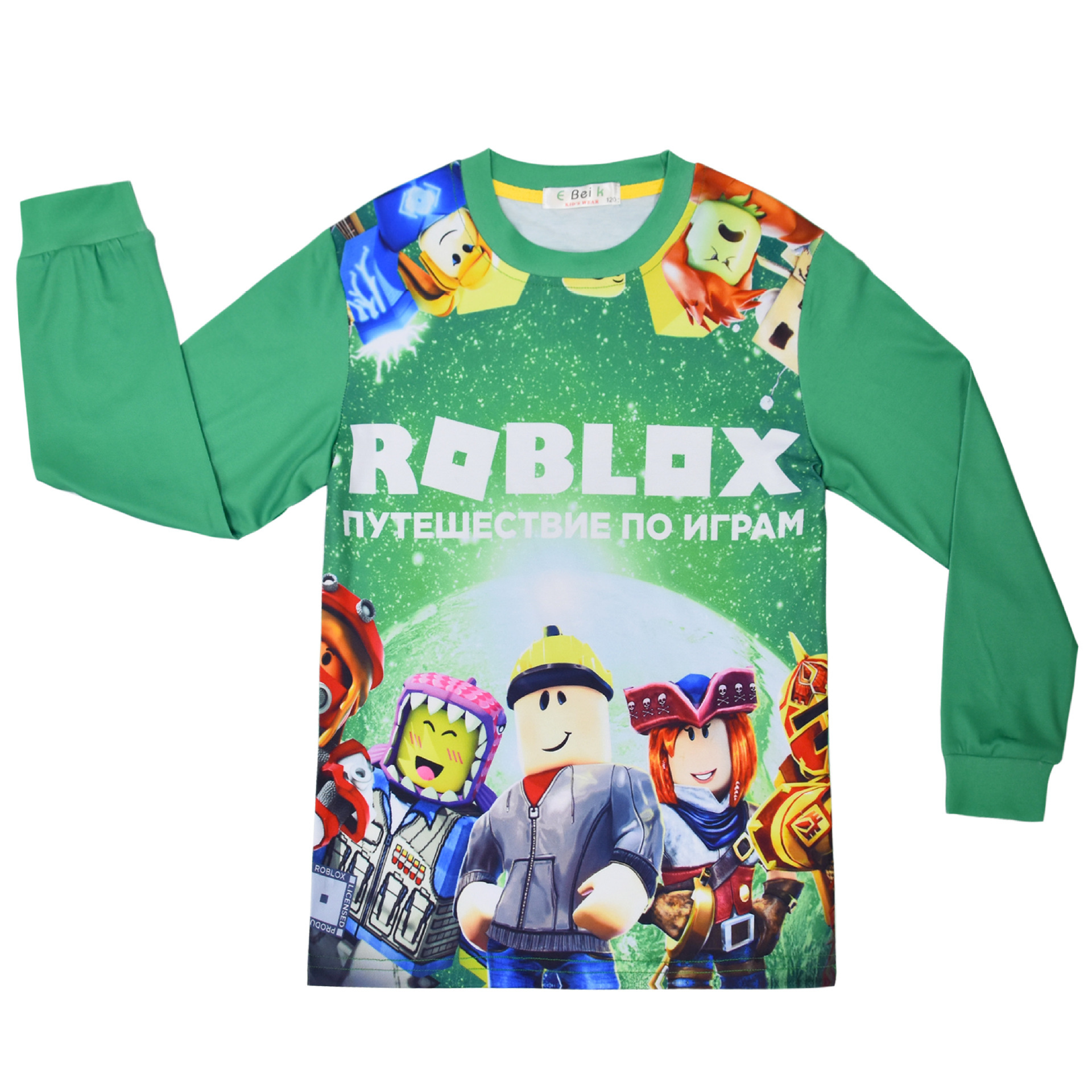 Boys Girls Roblox Long Sleeve T-Shirt Shorts Outfits Sets Tracksuits Pyjamas Set - Picture 34 of 138