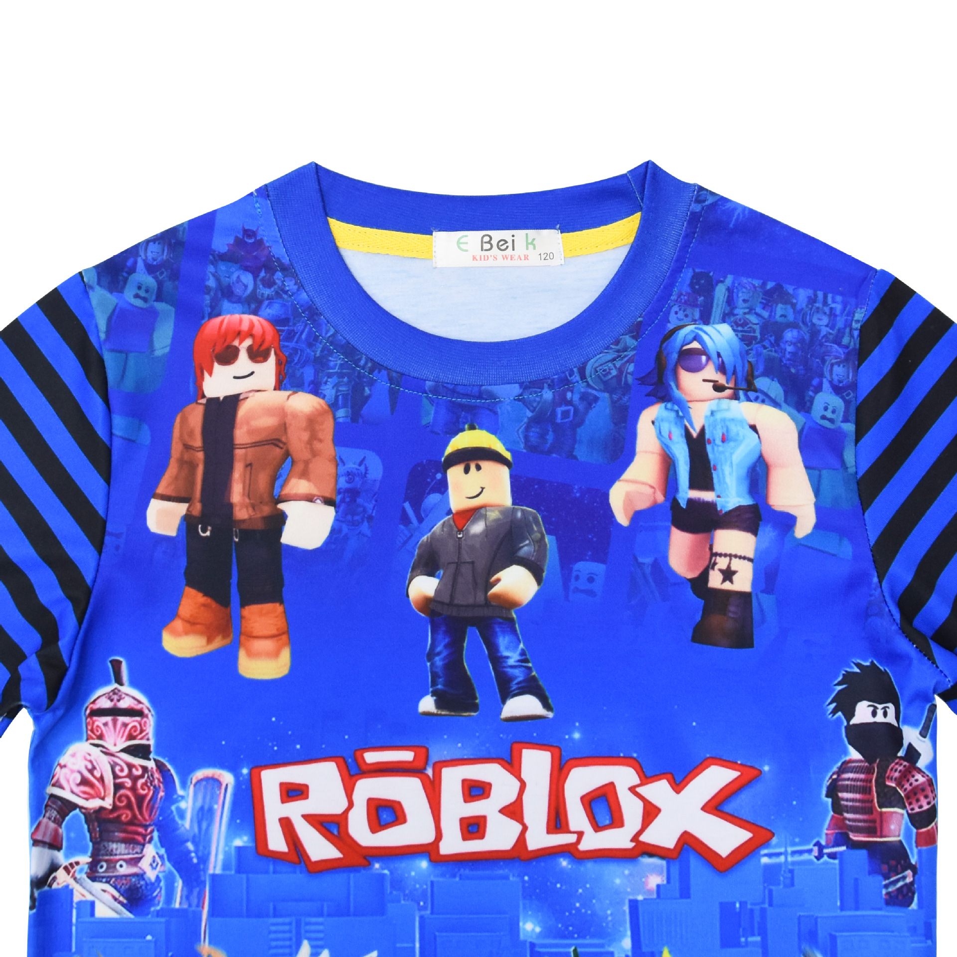 Boys Girls Roblox Long Sleeve T-Shirt Shorts Outfits Sets Tracksuits Pyjamas Set - Picture 41 of 138